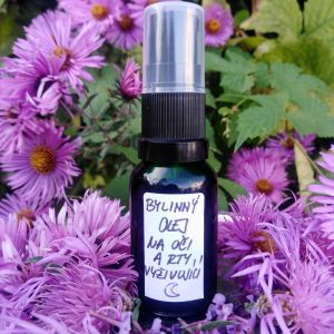 AROMATERAPEUTICKÝ BYLINNÝ OLEJ NA OČI A RTY °VYŽIVUJÍCÍ° ☾ 15 ml