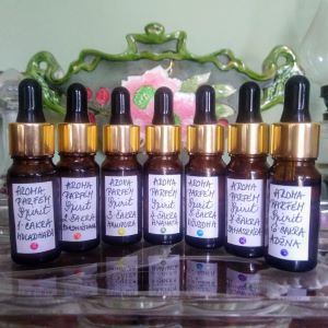 AROMATERAPEUTICKÝ OLEJOVÝ PARFÉM*SPIRIT °ČAKRY°  SADA 7x10 ml