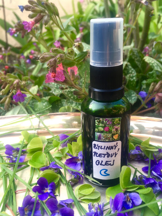 AROMATERAPEUTICKÝ BYLINNÝ PLEŤOVÝ OLEJ °PĚSTÍCÍ° ☾ 30 ml